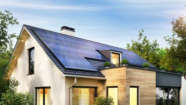 Wohnhaus mit PV Anlage